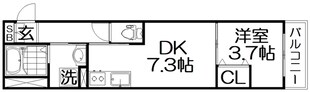 サンシエ寝屋川の物件間取画像